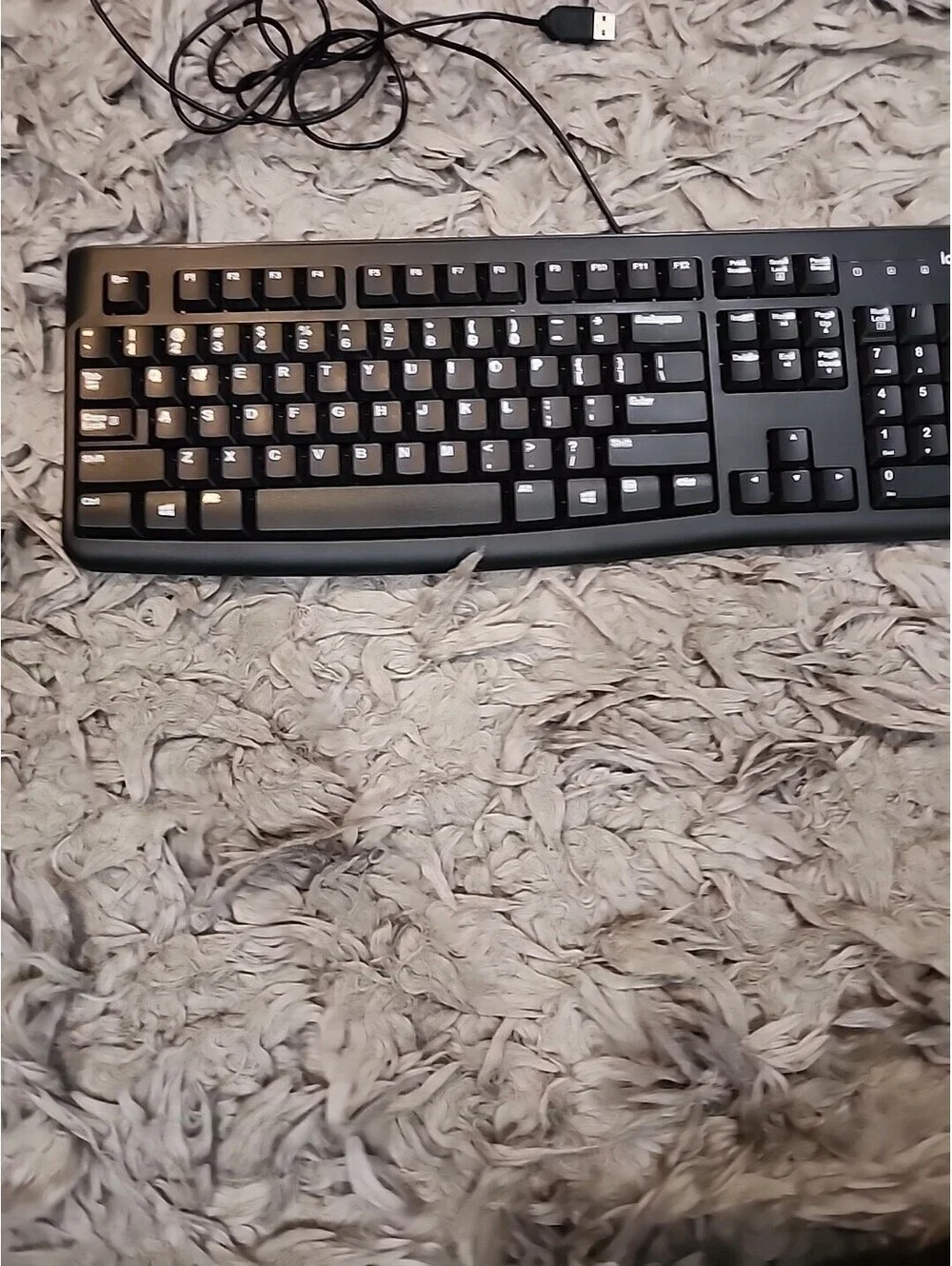 Logitech K120 USB Keyboard for PC - Black